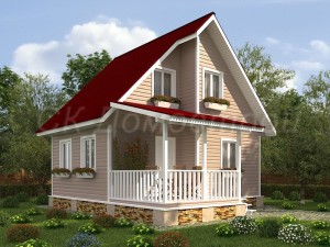Каркасный дом 7х8 «Орлов»