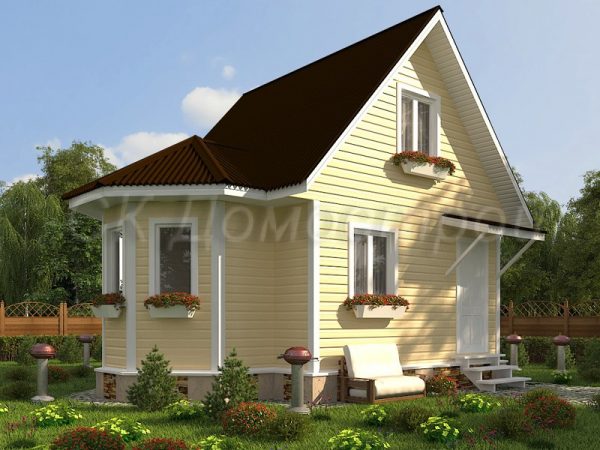 Каркасный дом 5х7