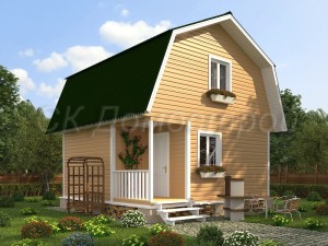 Каркасный дом 6х6 «Олегов»