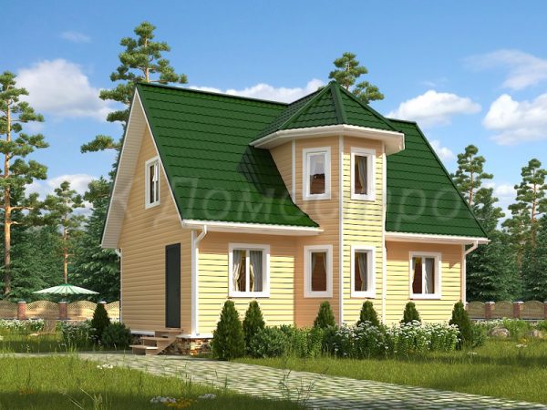 Дом 6х9 с мансардой
