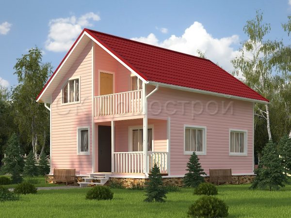 Каркасный дом 7х8,5 «Георгиев»