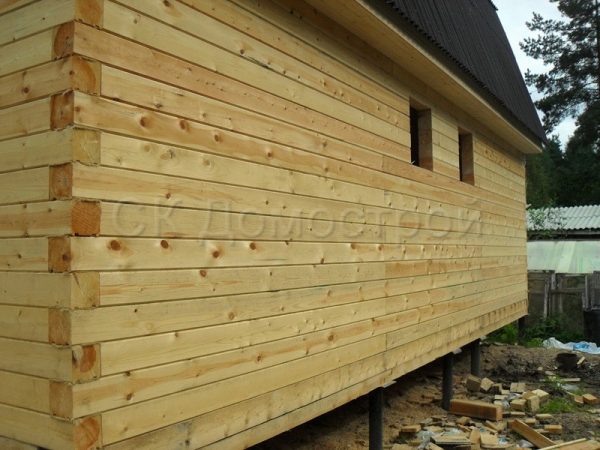 Усадка дома из бруса