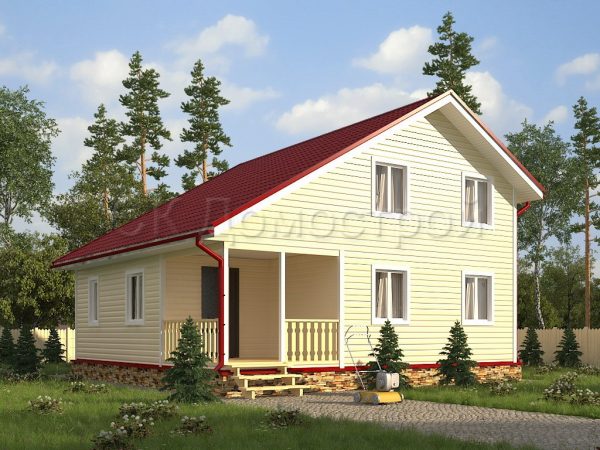 Каркасный дом 9х9 «Аверьянов»
