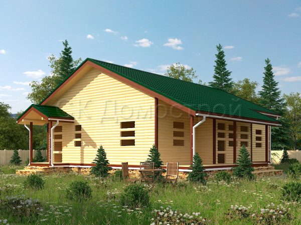 Сруб дома 10х12 «Архип»