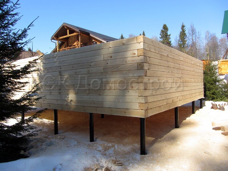 Какой фундамент выбрать под дом из бруса