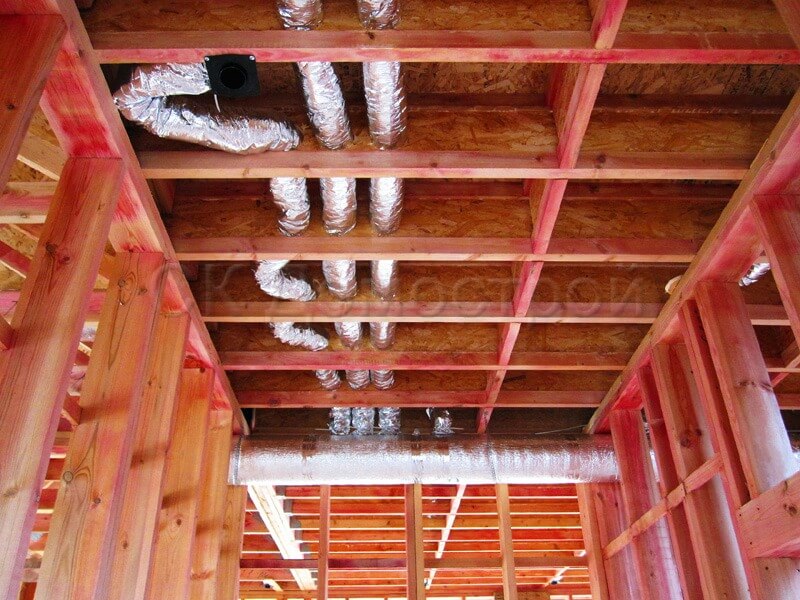 Вентиляция в каркасном доме