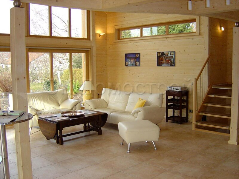 4 варианта внутренней отделки каркасного дома