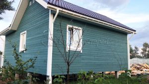 Каркасный дом 7,5х9 деревня Мошницы