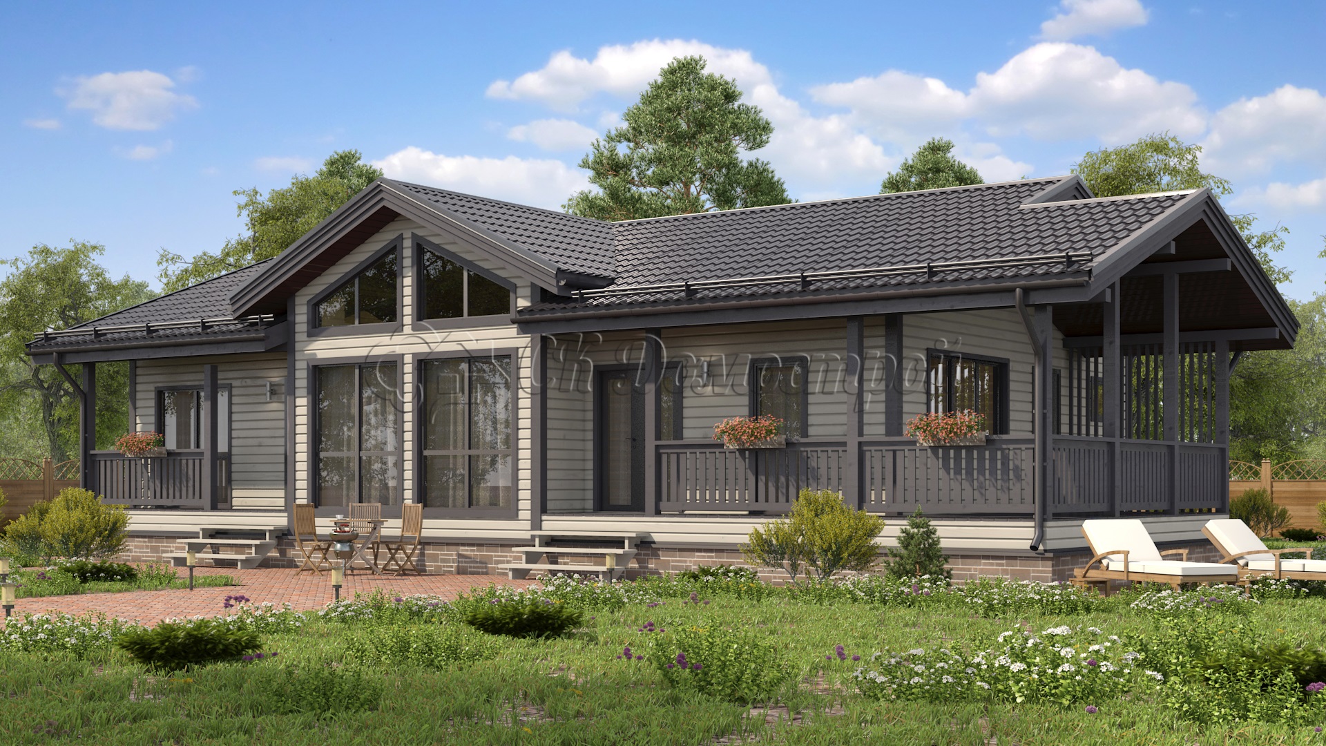 Каркасный дом 9х15 «Антипов»