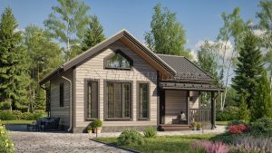 Дом «Давыдов» 7,5х9 м