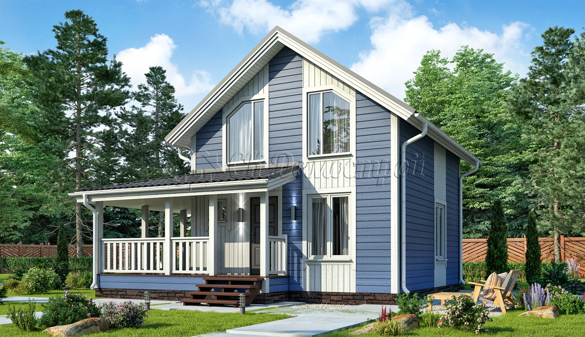 Каркасный дом 6х7 «Егоров»