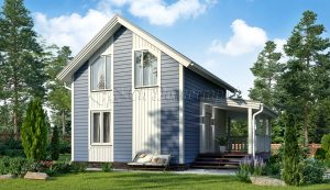 Дом «Егоров» 6х7 м