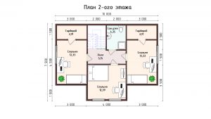 Дом «Филиппов» 7,5х12 м