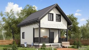 Дом «Глебов» 6х8 м