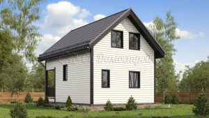 Дом «Глебов» 6х8 м