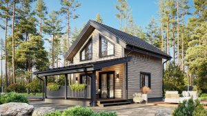 Дом «Гусев» 6х6 м