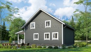 Дом «Лебедев» 9х11 м