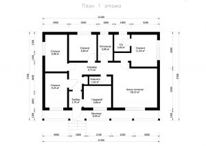 Дом «Макаров» 8,5х12 м