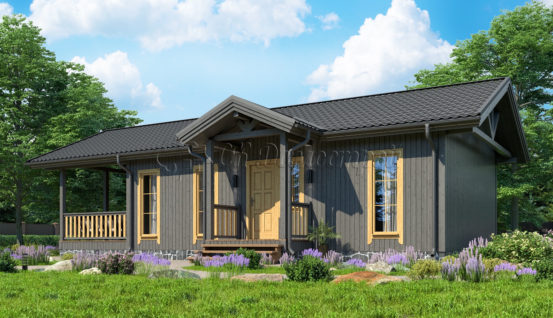 Каркасный дом 6х13,5 «Прохоров»