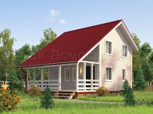 Дом «Павлов» 7х9 м