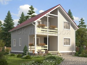 Дом «Агафонов» 8х10 м