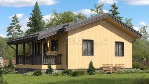 Дом «Акимов» 8х8 м