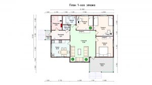 Дом «Архипов» 10х12 м