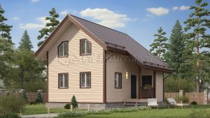 Дом «Чеславов» 7,5х8 м