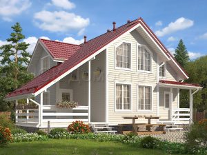 Дом «Елизаров» 8,5х9 м