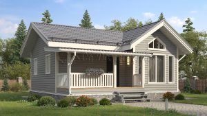 Дом «Герасимов» 7,5х9 м