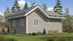 Дом «Герасимов» 7,5х9 м