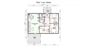 Дом «Григорьев» 8х12 м