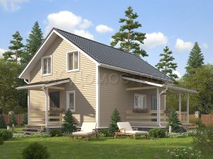 Дом «Сидоров» 7х9 м