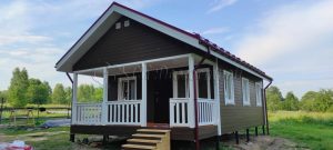 Каркасный дом 6х10 деревня Пищево