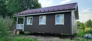 Каркасный дом 6х10 деревня Пищево