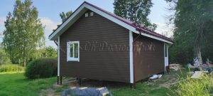 Каркасный дом 6х10 деревня Пищево