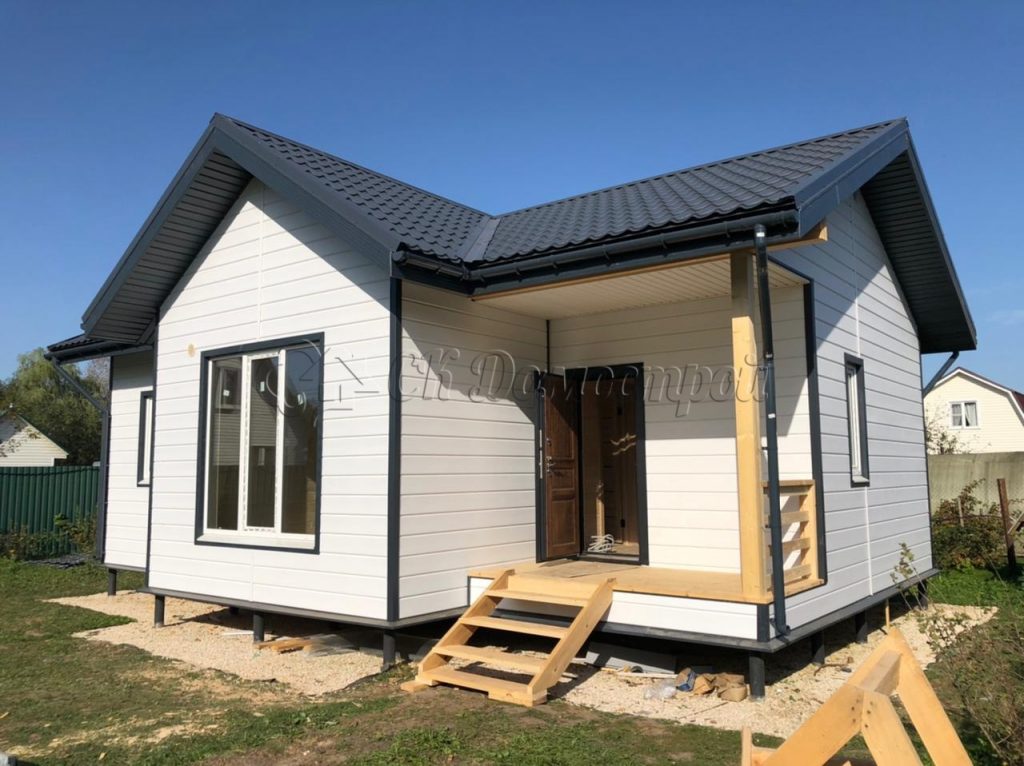 Каркасный дом 6х10 СНТ Лайнер-Соломыково