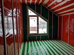 Каркасный дом 6х7.5 СНТ Дружба