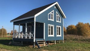 Каркасный дом 6х8 Горная Шальдиха