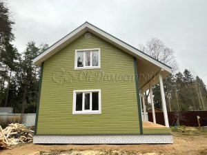 Каркасный дом 6х8 поселок Чайка