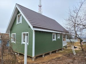 Каркасный дом 6х9 деревня Покровское