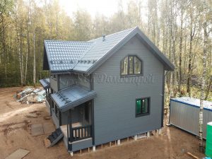 Каркасный дом 7,5х12 деревня Светлое