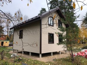 Каркасный дом 7,5х8 поселок Вырица