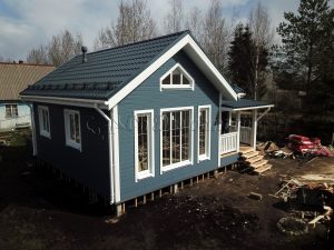 Каркасный дом 7,5х8 Гатчина