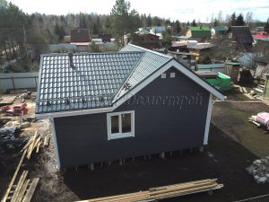 Каркасный дом 7,5х8 Гатчина