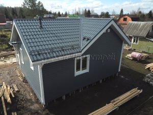 Каркасный дом 7,5х8 Гатчина