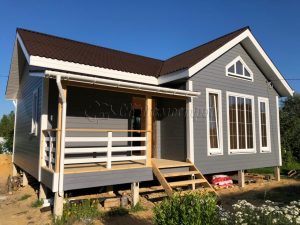 Каркасный дом 7,5х9 СНТ Нивки