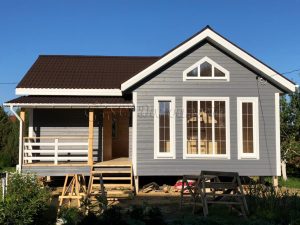 Каркасный дом 7,5х9 СНТ Нивки