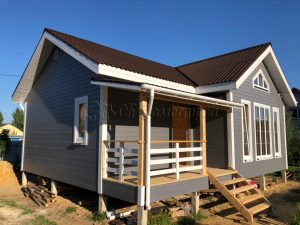 Каркасный дом 7,5х9 СНТ Нивки