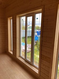 Каркасный дом 7,5х9 деревня Верховье